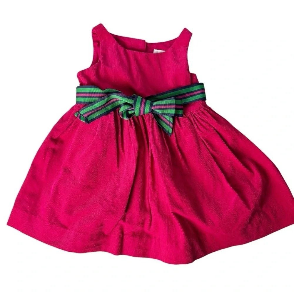 Ralph Lauren Children's Cotton Corduroy with Stripe Belt Size 9M 19 - 22 LBS
